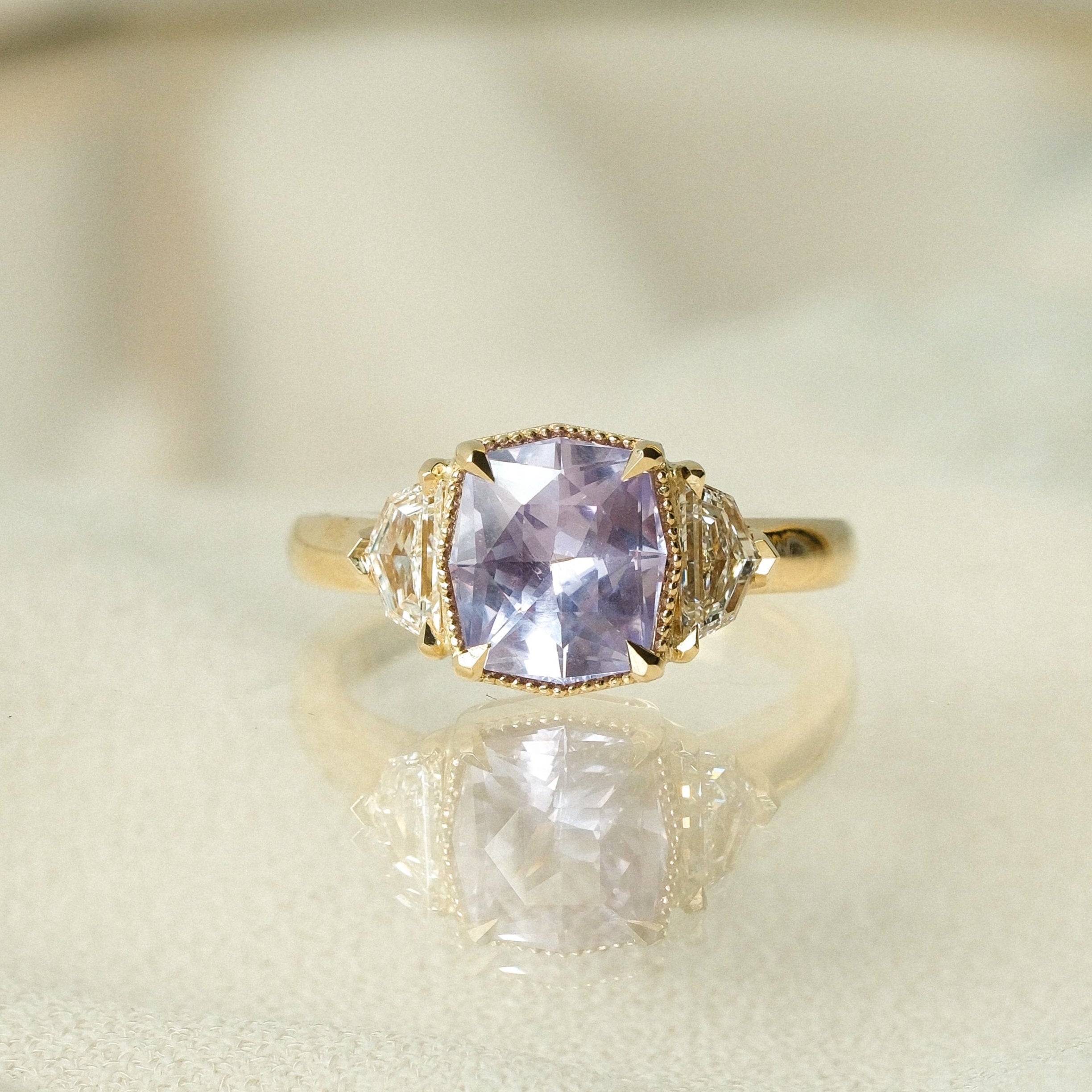 Persephone ✦ 2.70ct Lavendar Sapphire